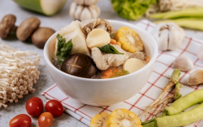 Resep Sup Ayam Jamur Jagung